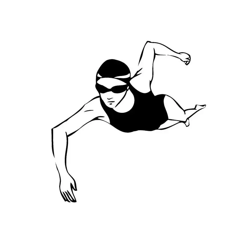 Наклейки на стену для женщин и купальников съемные виниловые наклейки девочек