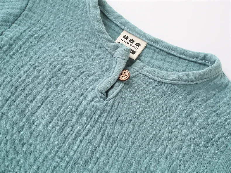 Летние комплекты Sonkpuel из хлопка и льна для детей от 0 до 5 лет