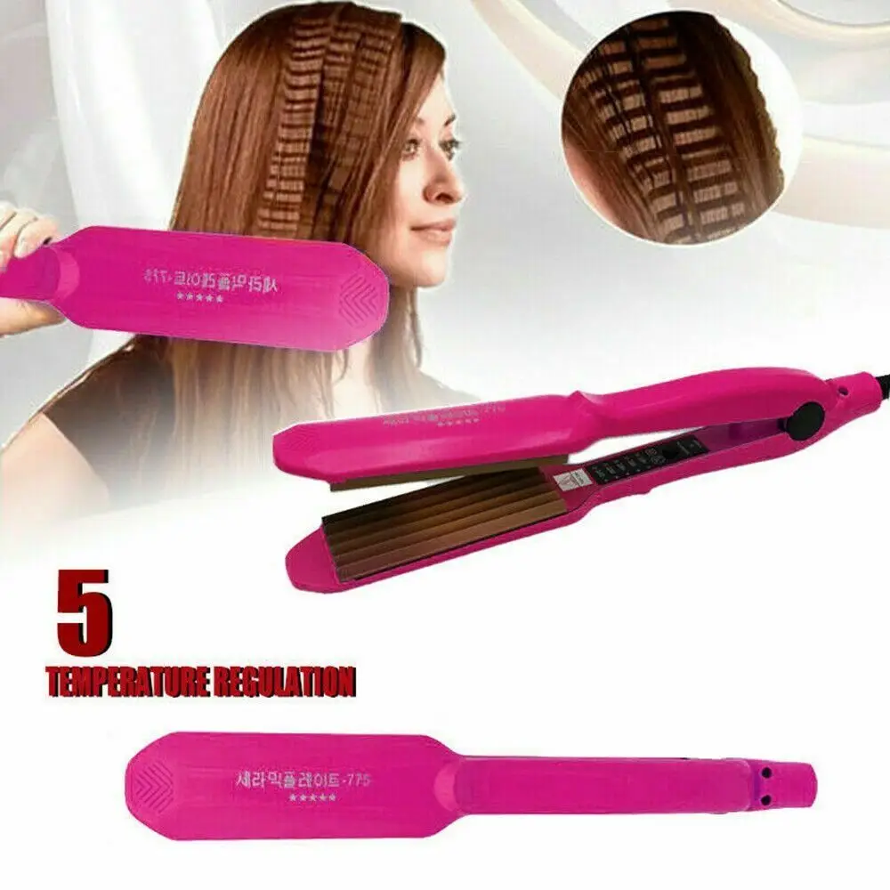 

Кукурузный зажим для завивки волос, керамические щипцы для завивки волос, инструменты для укладки, выпрямитель для волос с регулировкой температуры для женщин