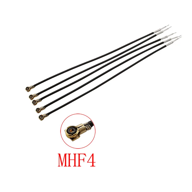 

5 шт., Женский Разъем MHF4 к MHF4 IPX IPEX4 U.FL, 0,81 мм коаксиальный кабель, Wi-Fi антенный провод для M.2 NGFF
