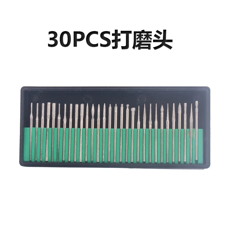 

1 Box Diamond Drill Burr Bit 400 Grit FINE Silversmith Drills, Nail Drill Set Shank Burring 2.35mm Rotary Nail Art Tools