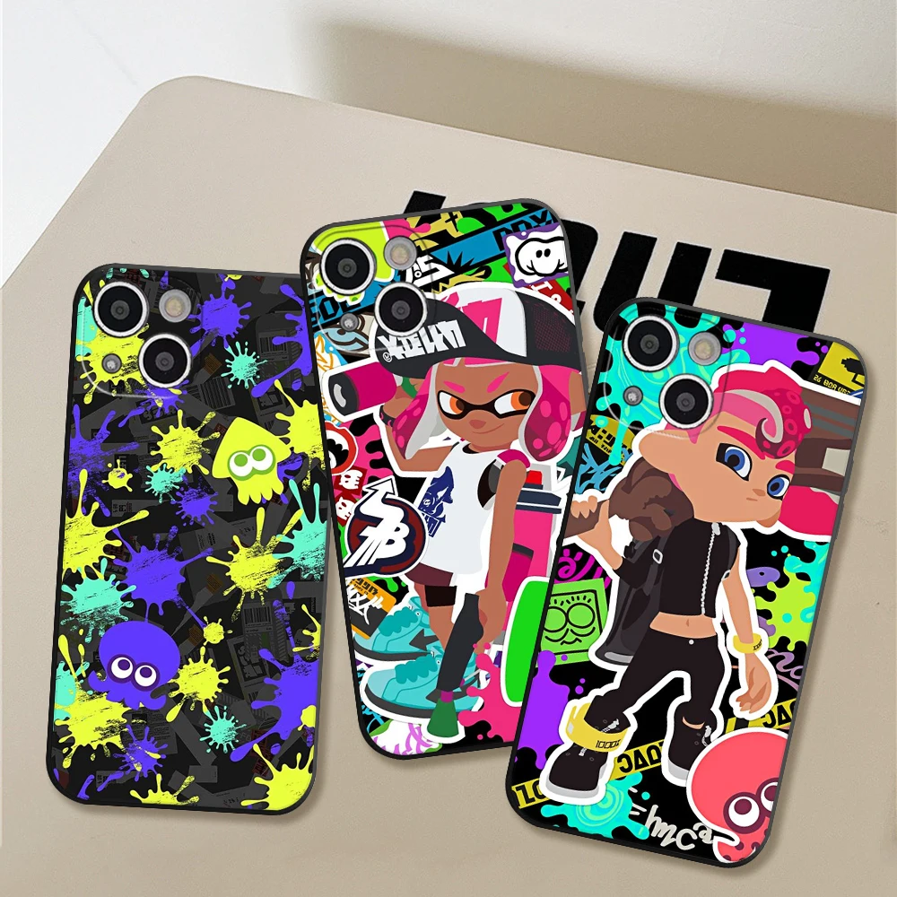 

For iphone 14 Switch Splatoon Phone Case For iphone 13 11 12 Pro 8 7 14 Plus SE X Pro 14 MAX 12 13 MINI XR XS Phone Covers