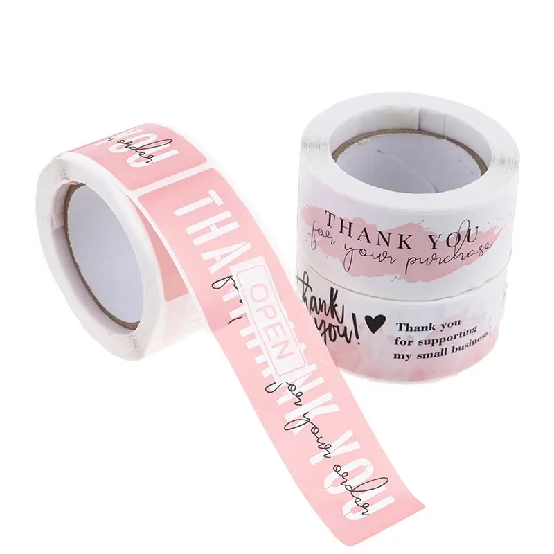 

120PCS Thank You Stickers Label For Festival Birthday Party Decorations Labels Thank you Stickers Decor Sticker Stationery