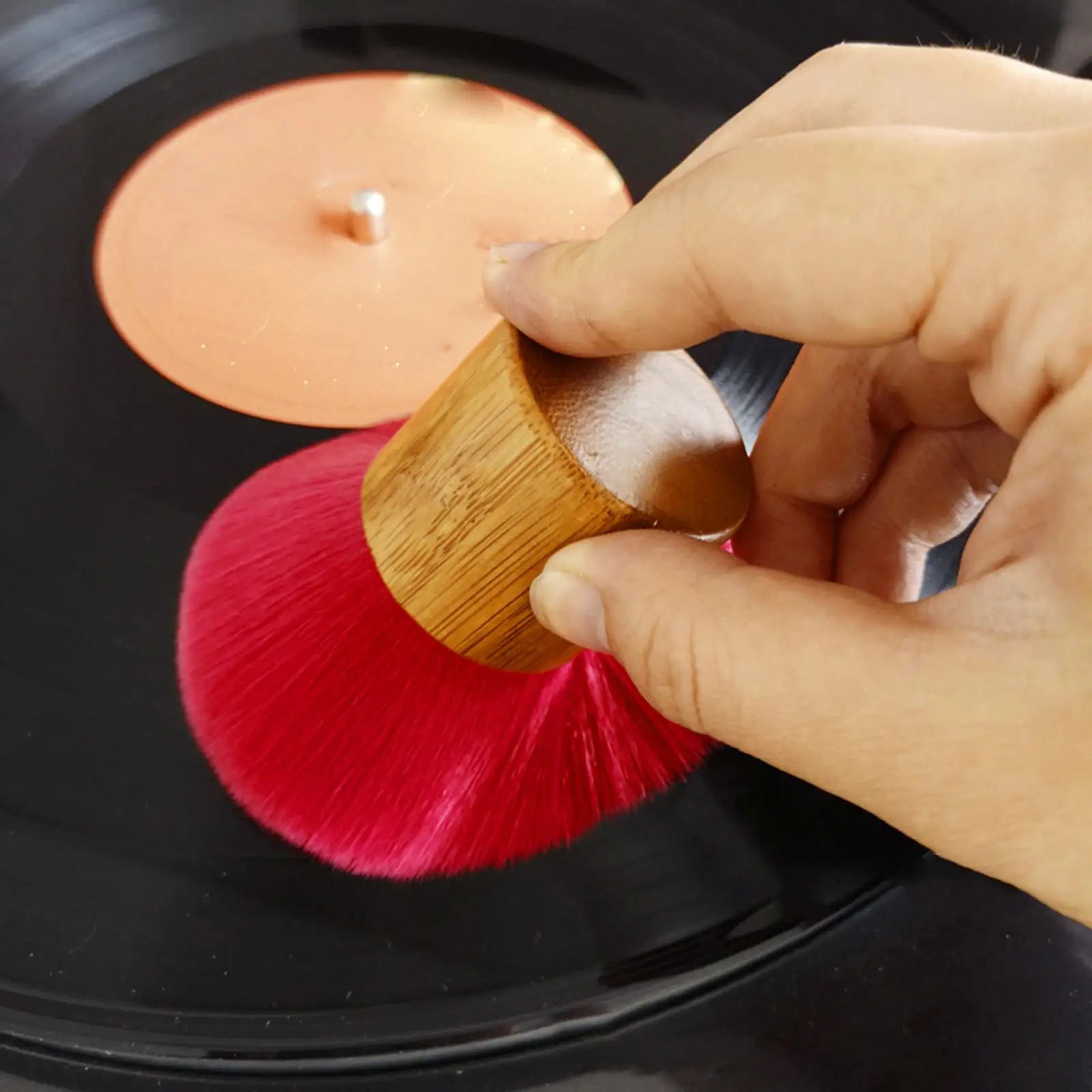

Vinyl Record Cleaner Brush Clean Accessories Soft for CD Albums
