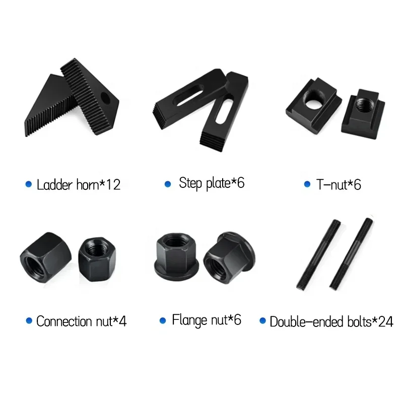 Набор зажимных болтов M8/10/12/14/16/18/20/22/24/30 58 шт.