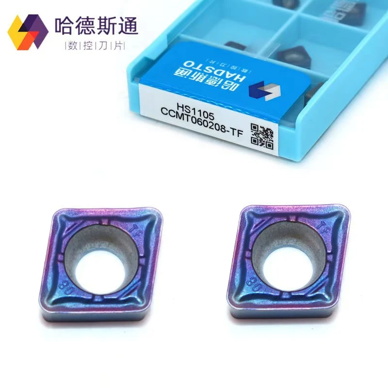Hadsto 100% оригинал Ccmt 060204 060208 Tf 09t304 09T308-Tf Hs1105 Утвердетель из закаленной стали Hrc52-62 °