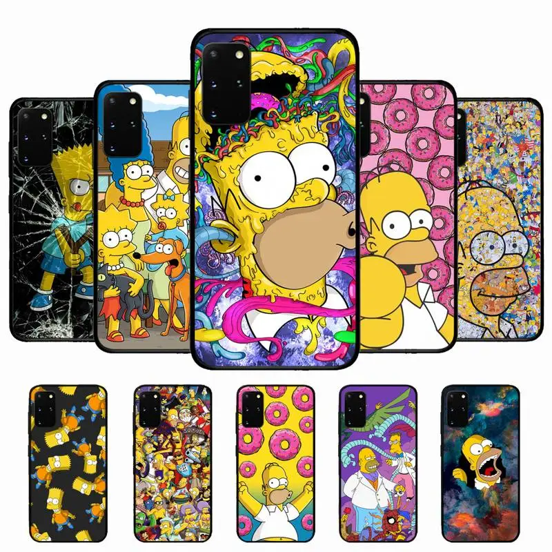 

The S-Simpson Phone Case for Samsung S10 21 20 9 8 plus lite S20 UlTRA 7edge
