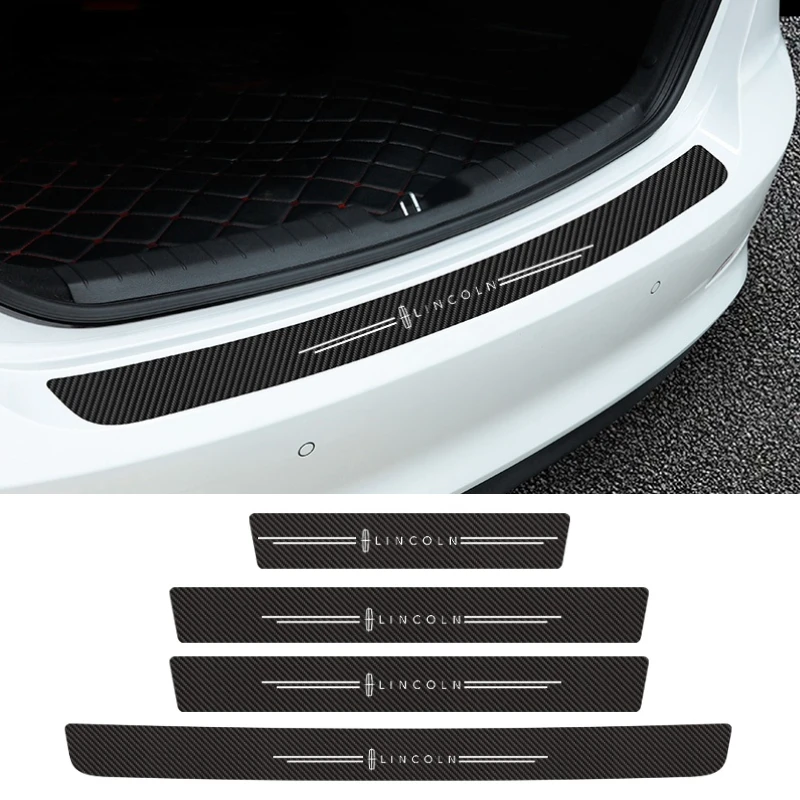 Защитная Наклейка на порог двери автомобиля для Lincoln Navigator MKS MKC MKZ Aviator Continental Town MKX