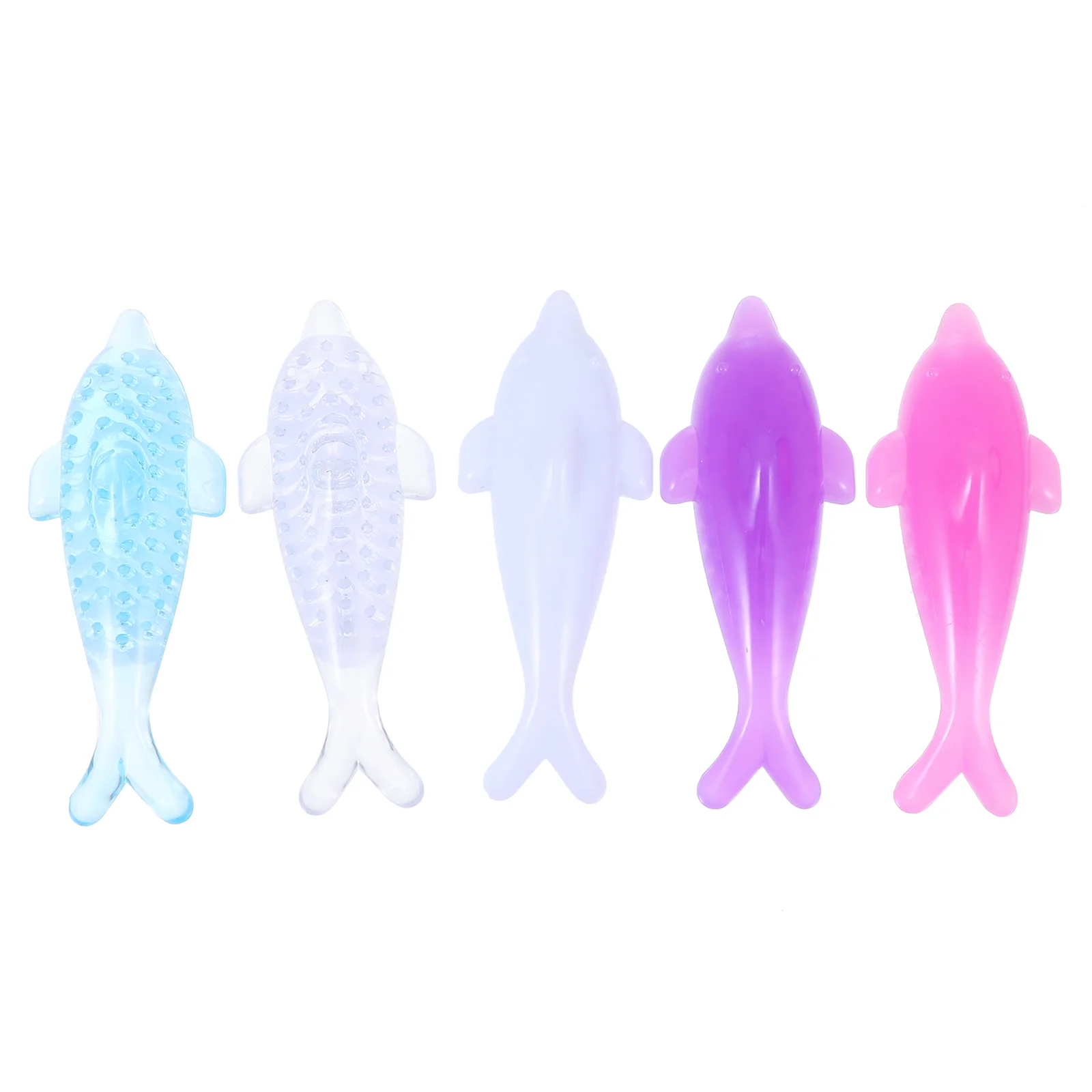 

5 Pcs Dolphin Nail Brush Fingernail Cleaner Home Cleaning Durable Manicure Grip Scrub Pp Silk Household Simple