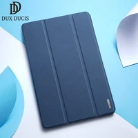 for samsung tab s7 fe case dux ducis trifold smart sleep flip leather tablet sleeve for samsung tab s7 s7 plus with pencil slot