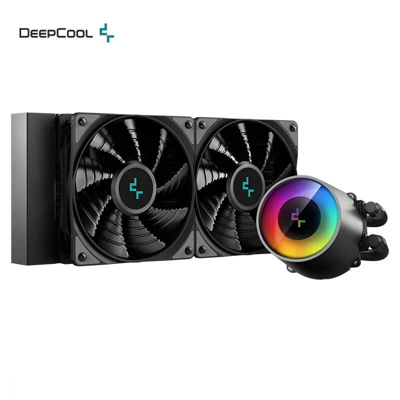 

DEEPCOOL FORTRESS 240 V2 динамический сбалансированный выхлоп давления/контроль температуры вентилятор ЦП радиатор с водяным охлаждением