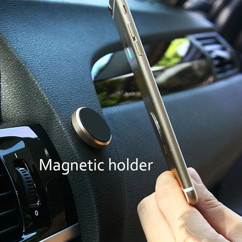 360 magnetic car phone holder stand in car for iphone 12 11 xr x pro huawei magnet mount cell mobile wall nightstand support gps free global shipping