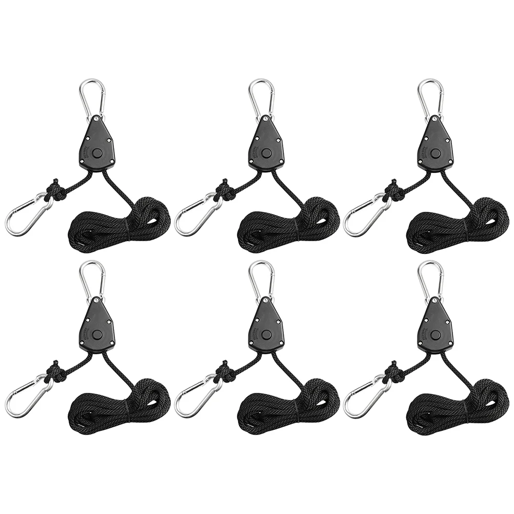 

Grow Light Ropes Rope Lamp Lifting Hangers Hanging Hook Hanger Adjustable Pulley Garden Accessories Fan Duty Heavy Fixed