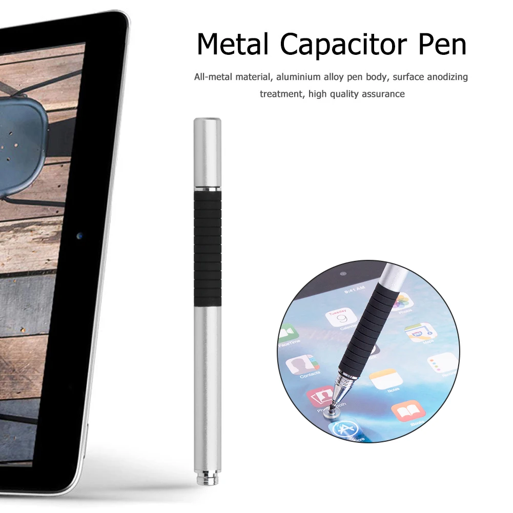 

2021 Disc Stylus Pen Rubber Grip High Precision Stylus for iPad Phone Touch Screens Screen Pen Stylus Tablet Phone