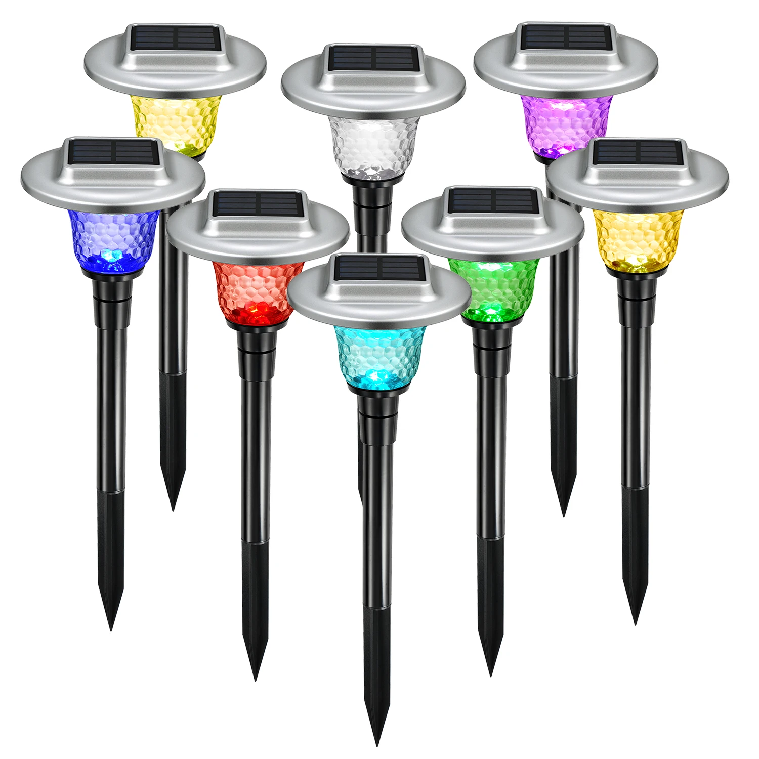 

Solar Pathway Lights Outdoor Garden Decorative / Waterproof Bright LED Lights Auto On/Off Solar Landscape Lights For Pathway