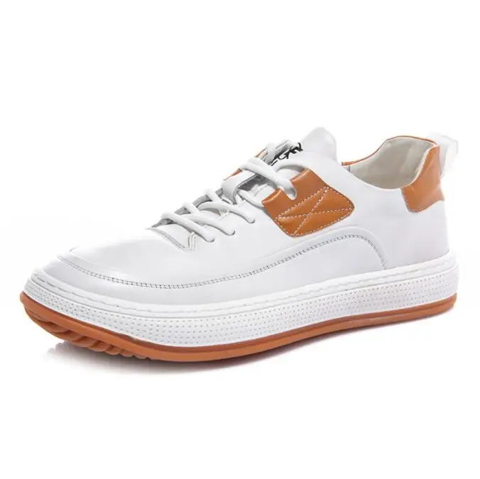 Новинка 2022 кожаные кроссовки мужские повседневные клоуна из воловьей кожи с