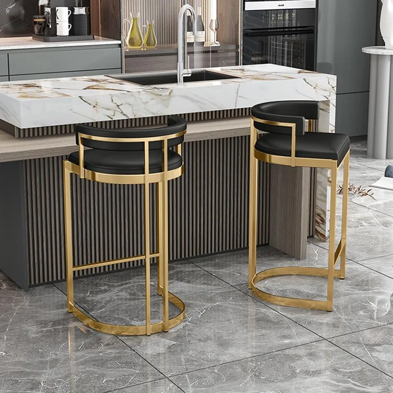 

Designer Minimalist Vintage Chairs Indoor Ergonomic Salon Styling Comfortable Bar Stools Modern Balcony Sillas Home Furniture