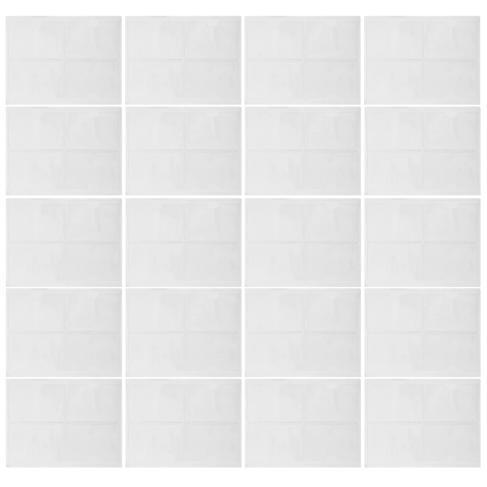 

100pcs Clear Pocket Sleeves Adhesive Pockets
