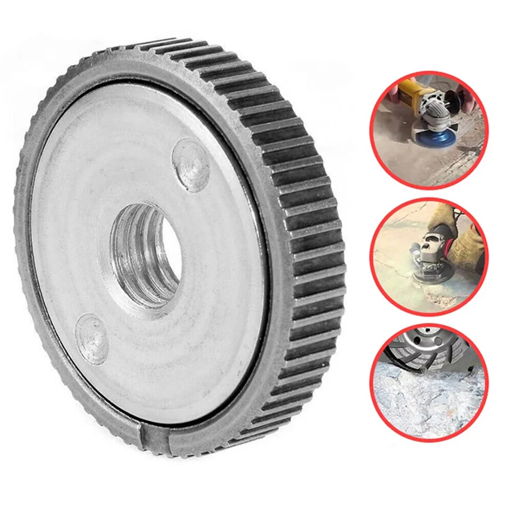

Angle Grinder Self-locking Pressure Plate for M14 45 Steel Locking Plate Chuck Quick-release Nut Clamping Equipment