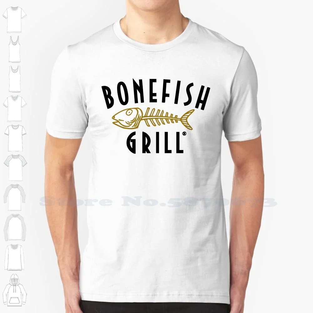 

Bonefish Grill Logo Unisex Clothing 2023 Streetwear Printed Brand Logo T-shirt Graphic Tee