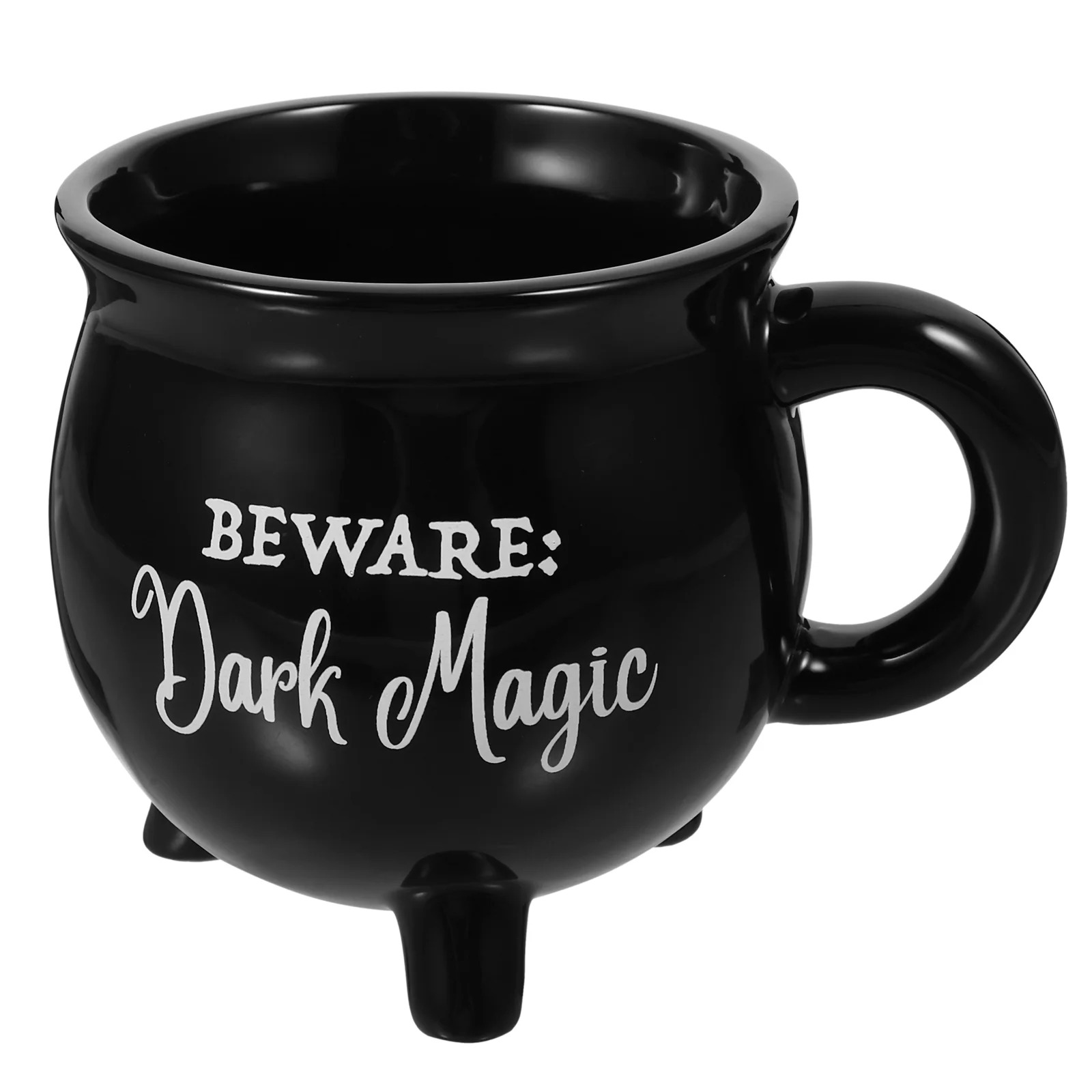 

Mugcup Cauldron Coffee Ceramic Porcelain Tea Mugs Cups Black Hot Drinking Witch Tumbler Soup Chocolateespressonovelty Gift