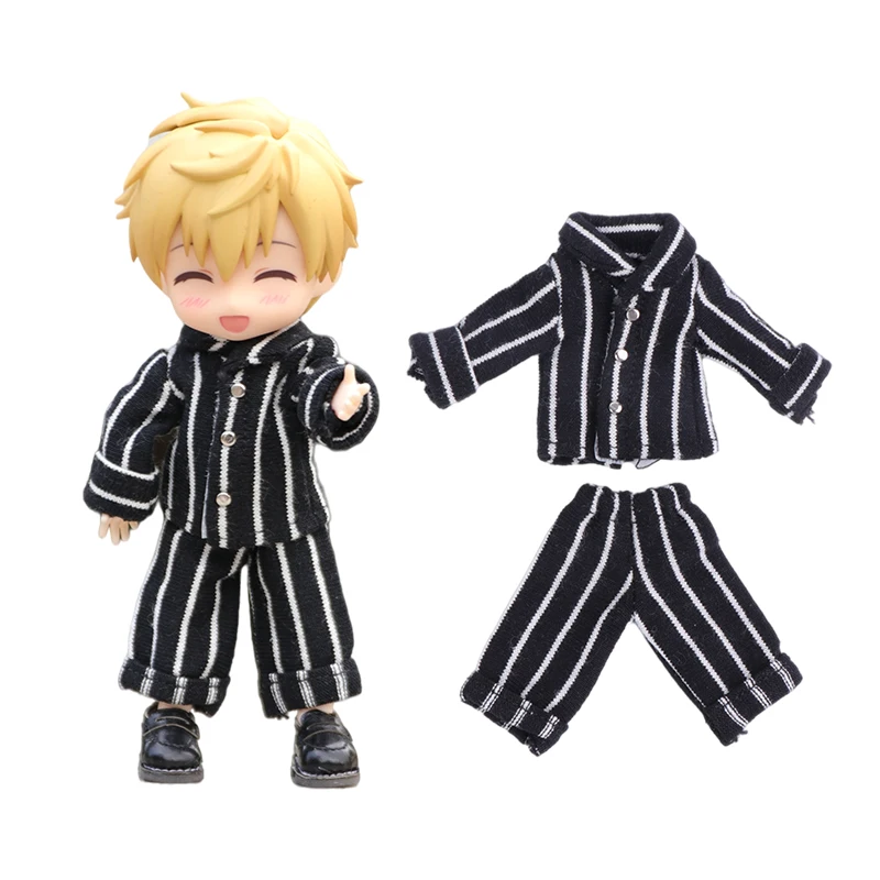 

Ob11 детская одежда, Рождественский костюм, красный праздничный декоративный аксессуар, Одежда для куклы из чистого хлопка 1/12, шарнирные Аним...