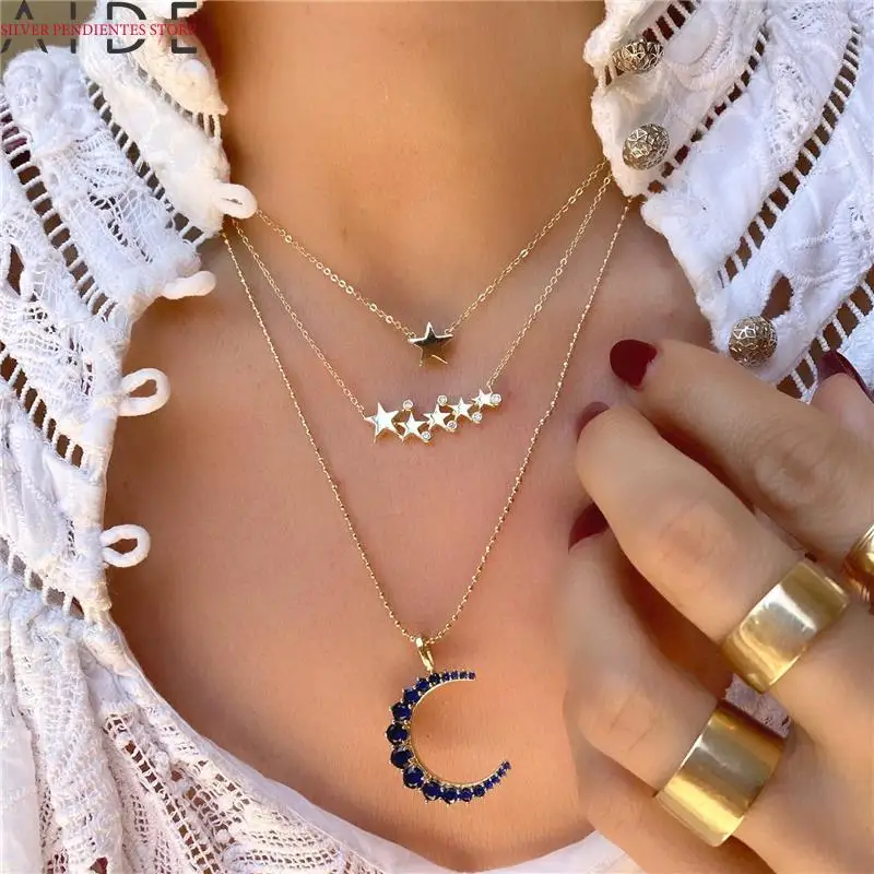 Ожерелье женское из серебра 925 пробы с кубическим цирконием |