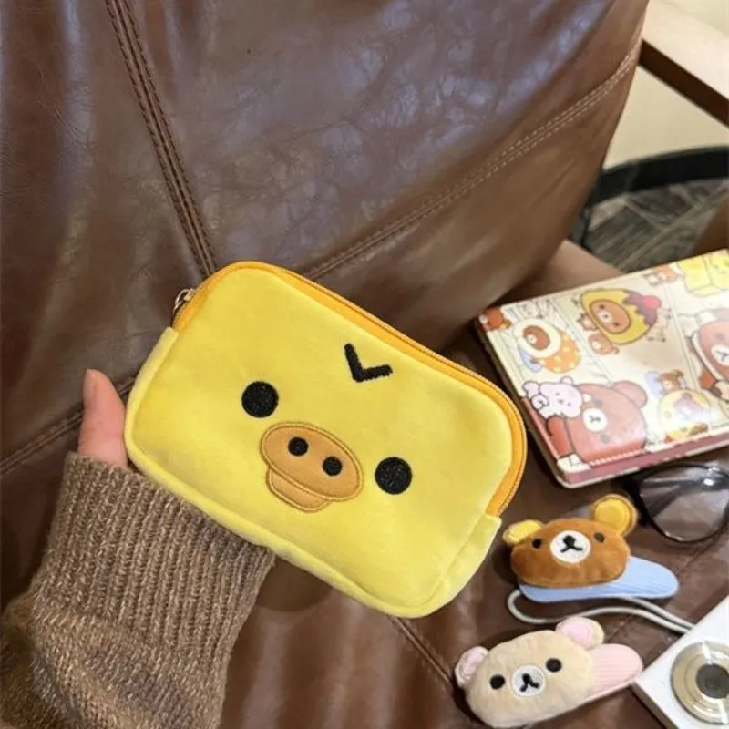 Креативный кошелек-монетница Rilakkuma, периферийный аксессуар, сумка для хранения карт Korilakkuma, небольшая сумка для хранения, подарок на день рождения. (art.: 3920dcccc1e6d) - 3920dcccc1e6d