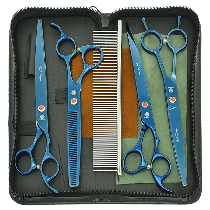 Профессиональные ножницы B0048B японские стальные 8 дюймов с рисунком фиолетового