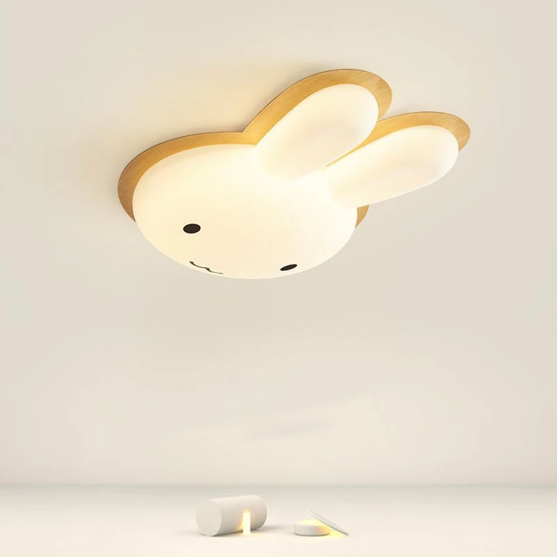 

New kawaii ceiling lamp cute miffys sweet log grain bedroom creative room decoration doll cartoon lamp birthday gift