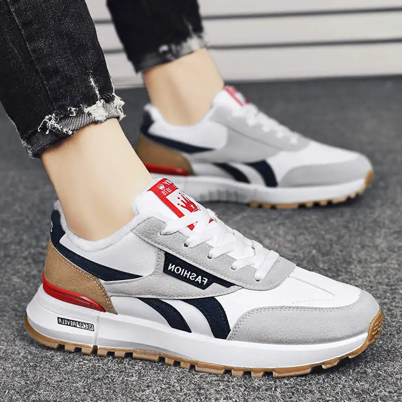 

Кроссовки мужские кожаные, плоская подошва, эспадрильи, роскошная спортивная обувь, повседневные, летний сезон