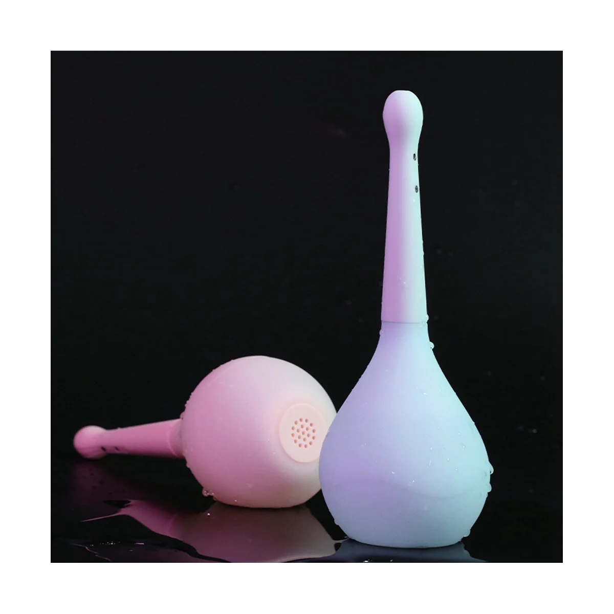 

Manual Silicone Backyard Cleaner Shower Irrigator for Colonic Irrigation Pink