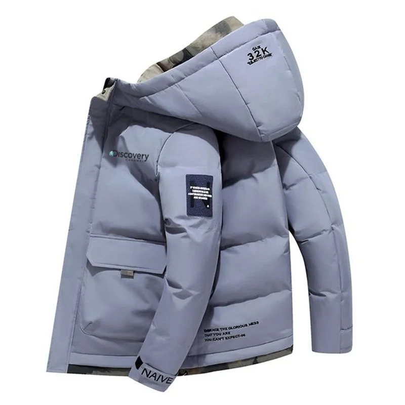 2022 Men 2022 Discovery Winter New Classic Warm Hat Parkas Jacket Coat Men Autumn Outwear Outfits Pockets Parka Jackets Men