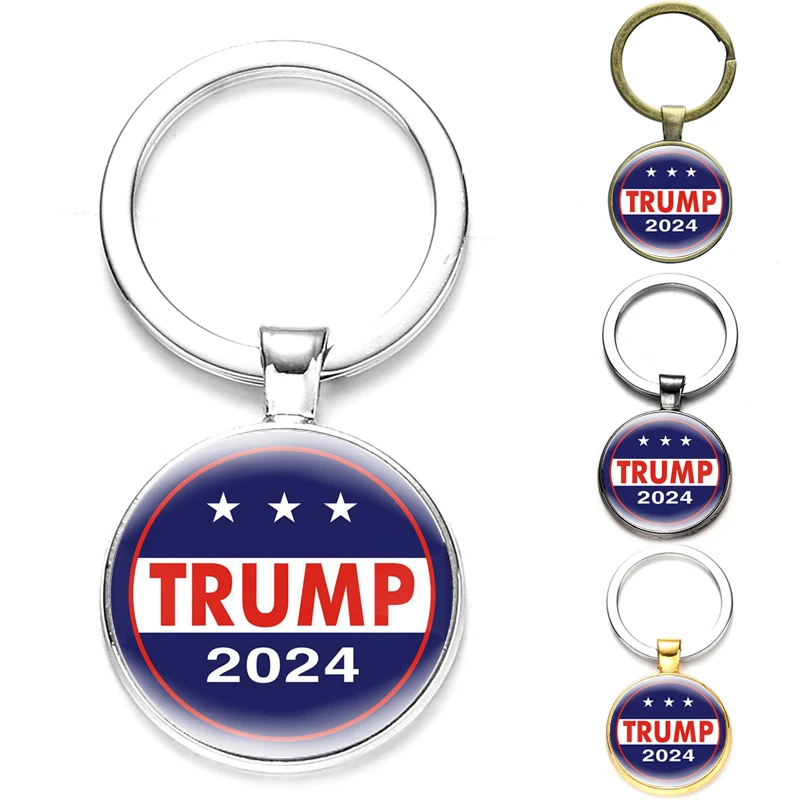 Цепочка для ключей с подвеской мужчин и женщин круглый брелок надписью Save America