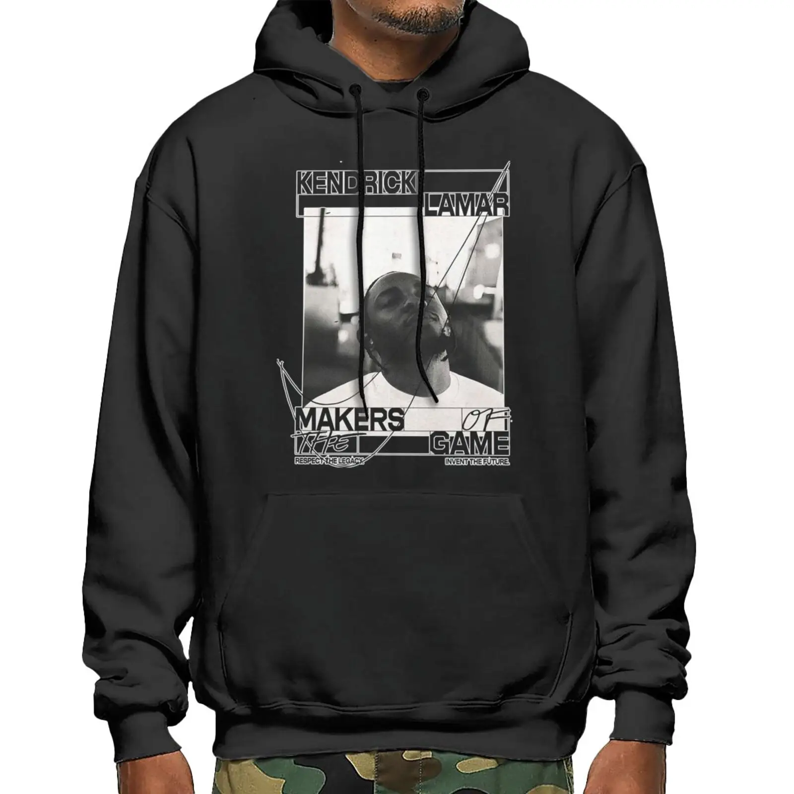 

2018 Kendrick Lamar American Rapper Hoodie Hoodies Man Men's Jacket Men Sets Sweatshirt Woman Zip Up Hoodie Hooded Sweatshirts