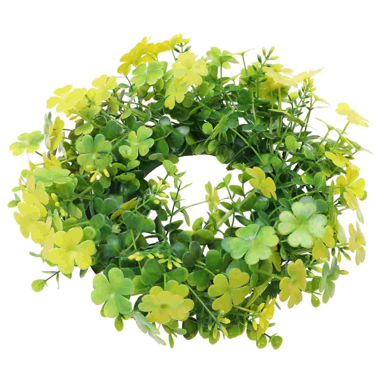 

Wreath Stday Artificial Patrick Eucalyptushanging Weddingleaf Four Garland Leaves Flower Christmas Green Decor Simulated Sign