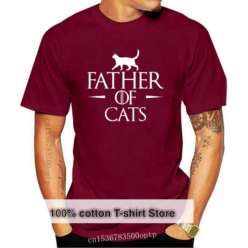 

Father of Cats T-shirt Dad Shirt Daddy Cat Dad Kitten Funny Mens Birthday Gift