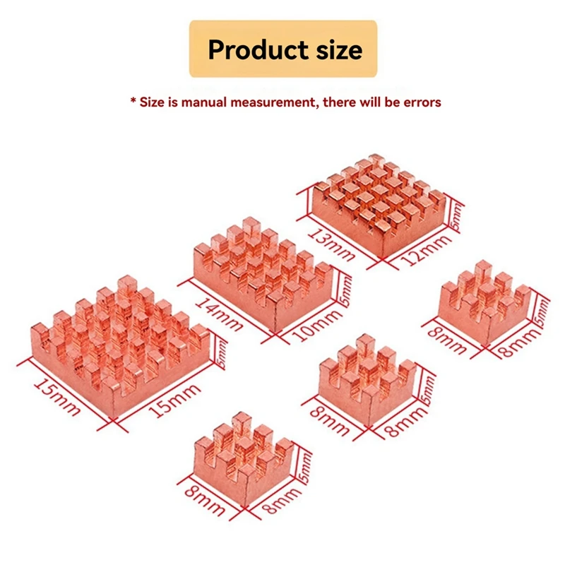 Для Banana Pi BPI-F3 радиатор из чистой меди пассивная охлаждающая подставка