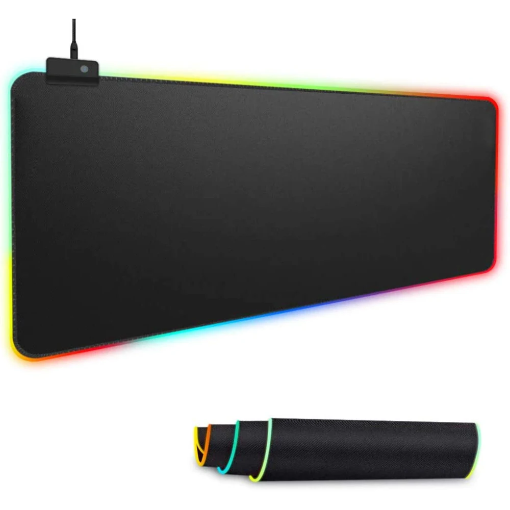 

Pc Accessories Luminous Gamer Mouse Pad Deskpad Protector Gaming Mousepad Led Light Mousepad Mousepad For Office Waterproof