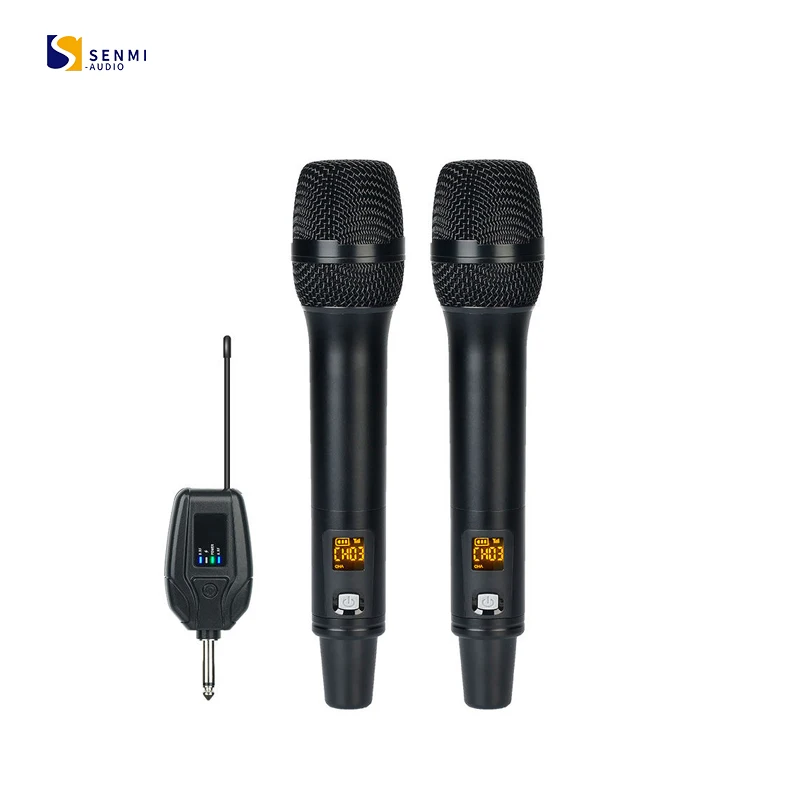 

Wireless UHF Microphone High Quality Handheld Microphone Karaoke Microphone For Speech/Singing/Church