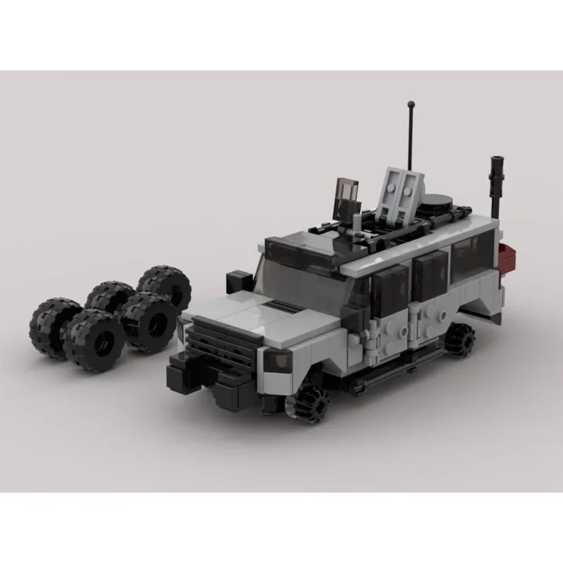 Классический заказ MOC-88738 Тактический агент Автомобиль SUV 8 сеток Модель