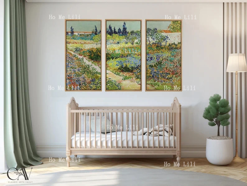 Ван Гог Принт Сад В Арле Цветочный Плакат Абстракция Искусство