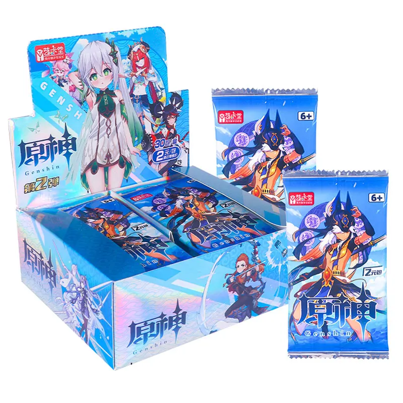 

Genshin Impact Deluxe Edition Board Game Cards Mobile Characters of Animation Games Chongyun Two-dimensional Collection Card