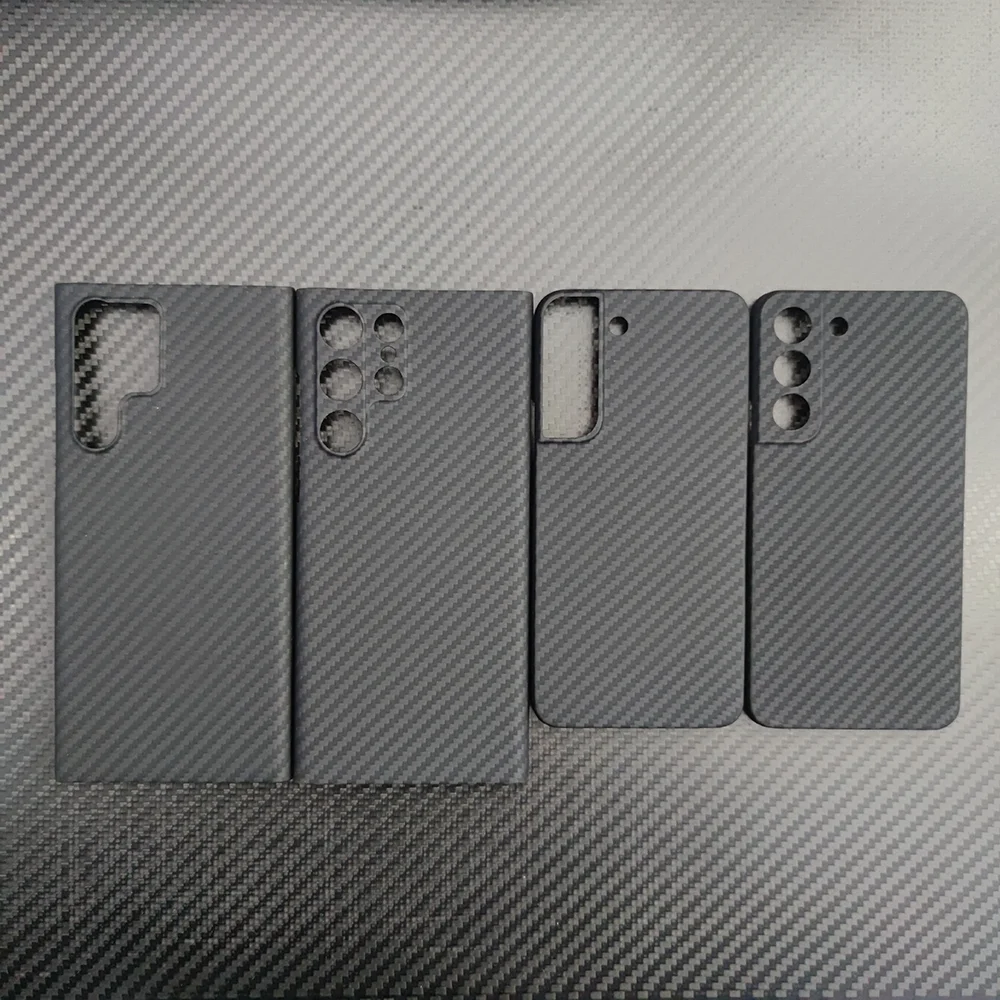 Чехол из настоящего арамидного волокна для телефона Samsung Galaxy S22 УЛЬТРАКРАСНЫЙ