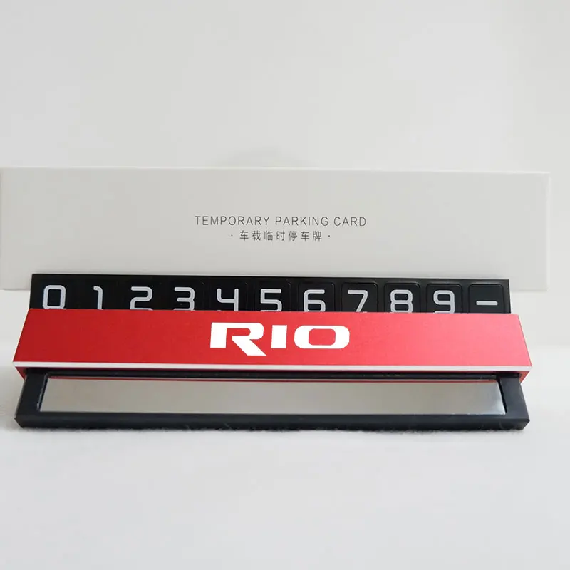 

Car Temporary Parking Card For Kia Rio Phone Number Stop Sign For Kia Picanto Rio Ceed Sportage Cerato Soul Sorento K2 K5 K3