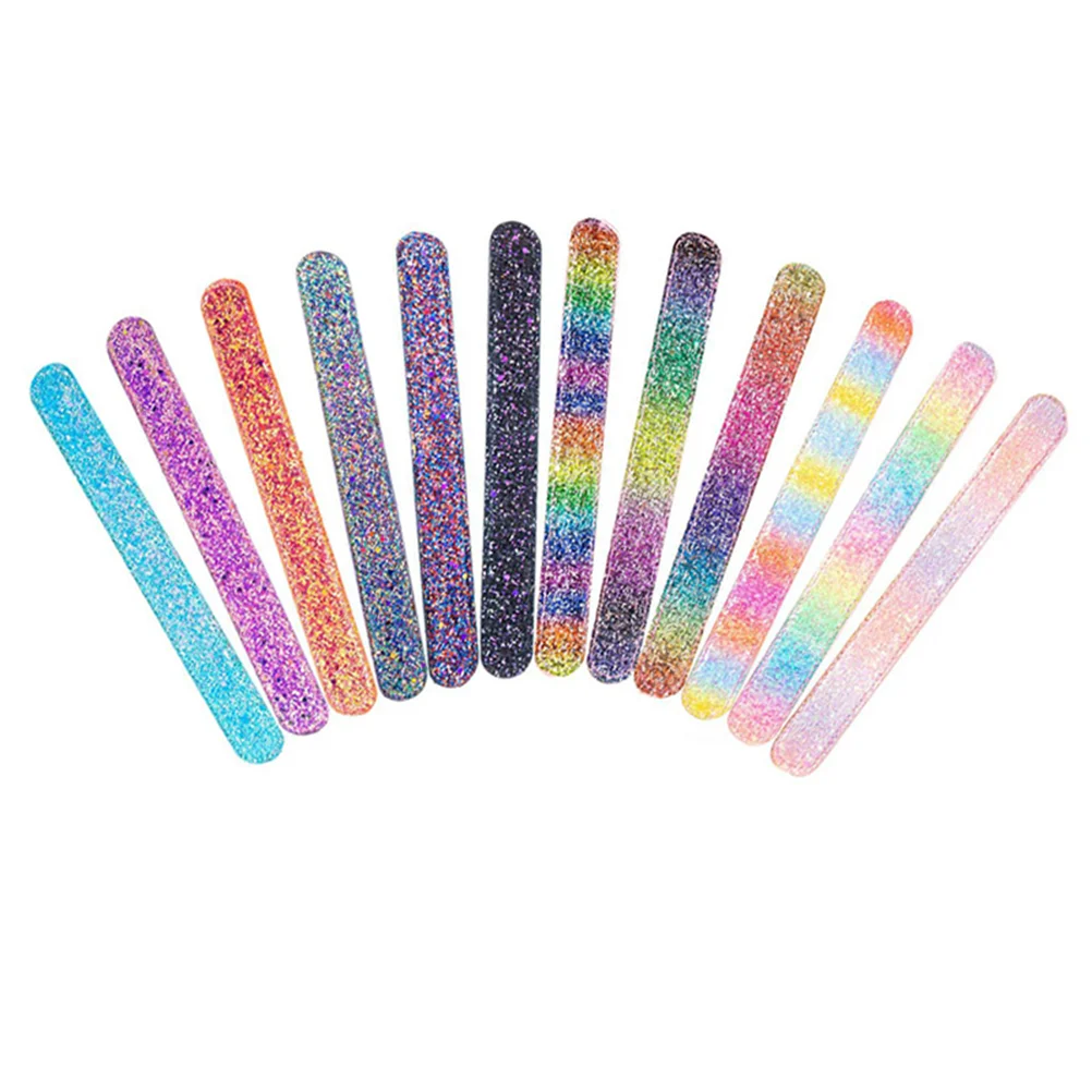 

12 Pcs Kids Bracelets Colorful Bracelet Slap Bracelets Kids Fidget Christmas Silicone Bands Child