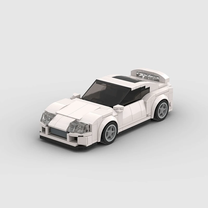 MOC City Car Vehicle Speed Champion Racer Fast &amp Furious A80 Supra V2 Спортивные строительные блоки Кирпичная