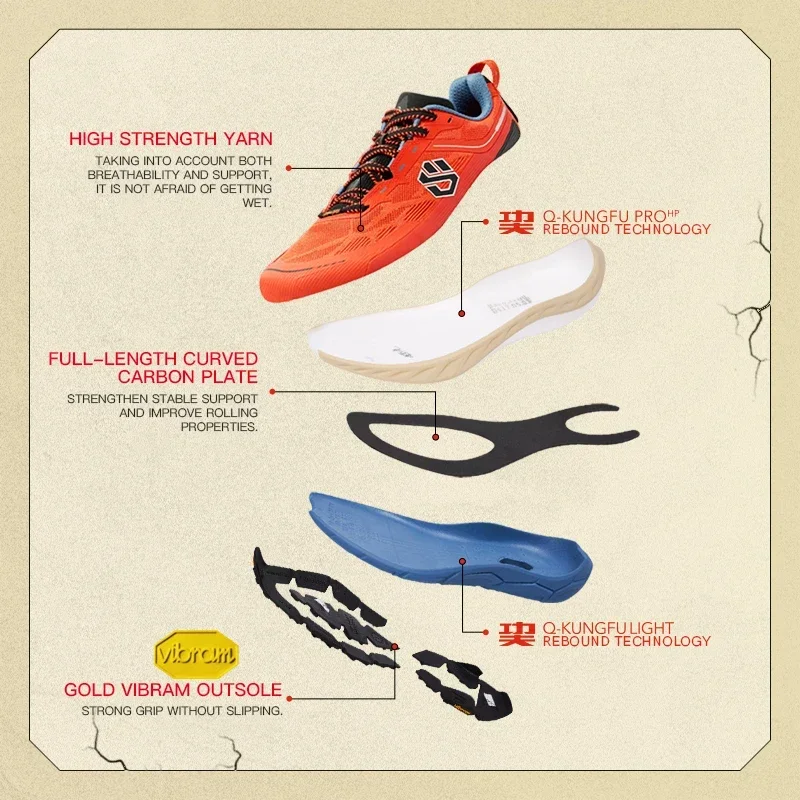 Мужские кроссовки QIAODAN ShanShen 2.0 с карбоновой пластиной 2024 амортизирующие
