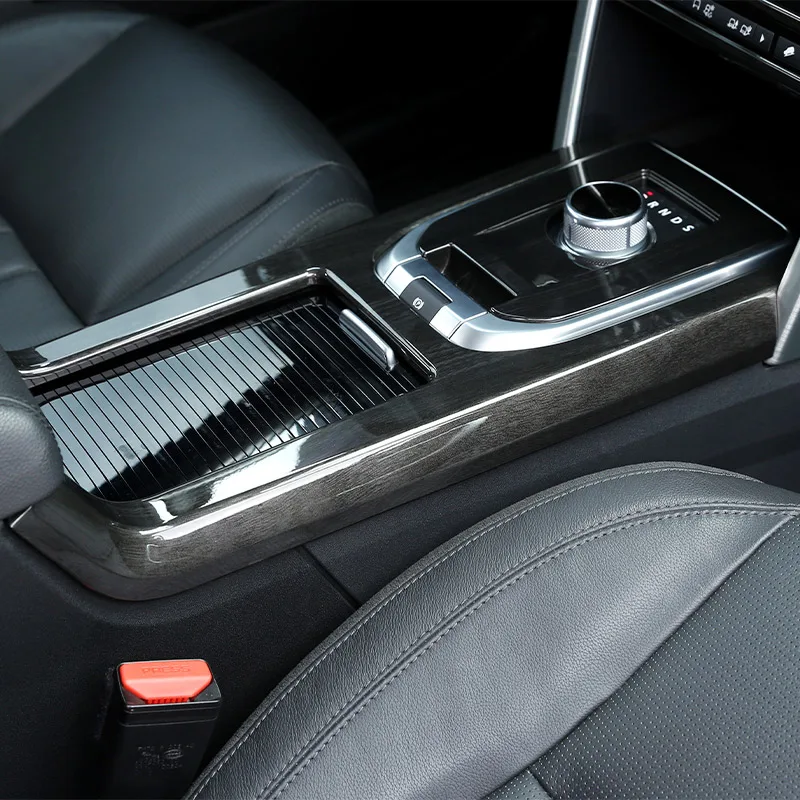 Для Land Rover Discovery Sport 2015-2019 ABS черная зернистая древесина автомобильные аксессуары и