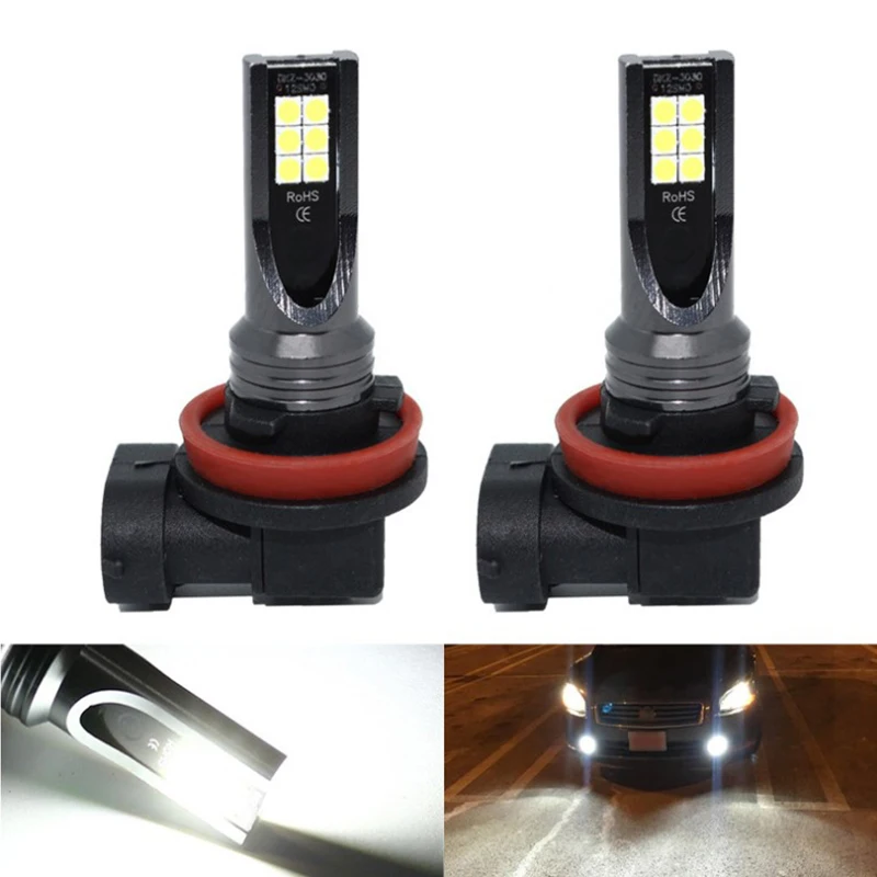

2PCS H11 H8 LED Fog Light Car Headlight